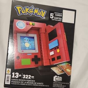 Mega Pokémon Kanto Region Pokédex Building Set - Red
